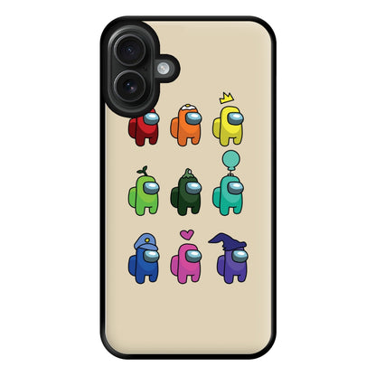 Among Gaming characters Phone Case for iPhone 16 Plus