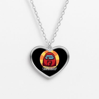 You're the imposter - Among Us Heart Necklace