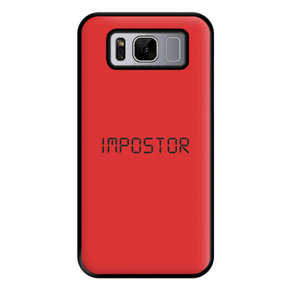 Imposter - Among Us Phone Case for Galaxy S8 Plus