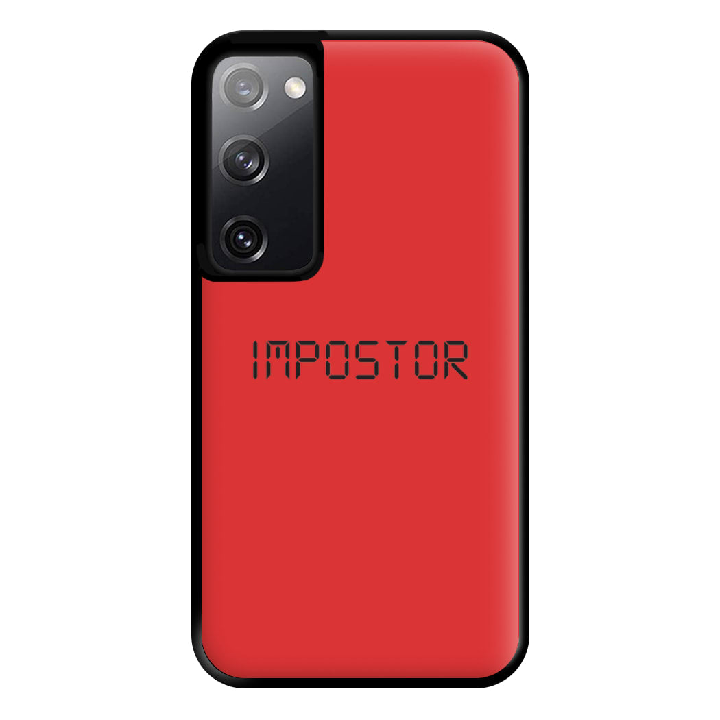 Imposter - Among Us Phone Case for Galaxy S20