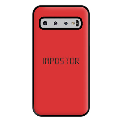 Imposter - Among Us Phone Case for Galaxy S10 Plus