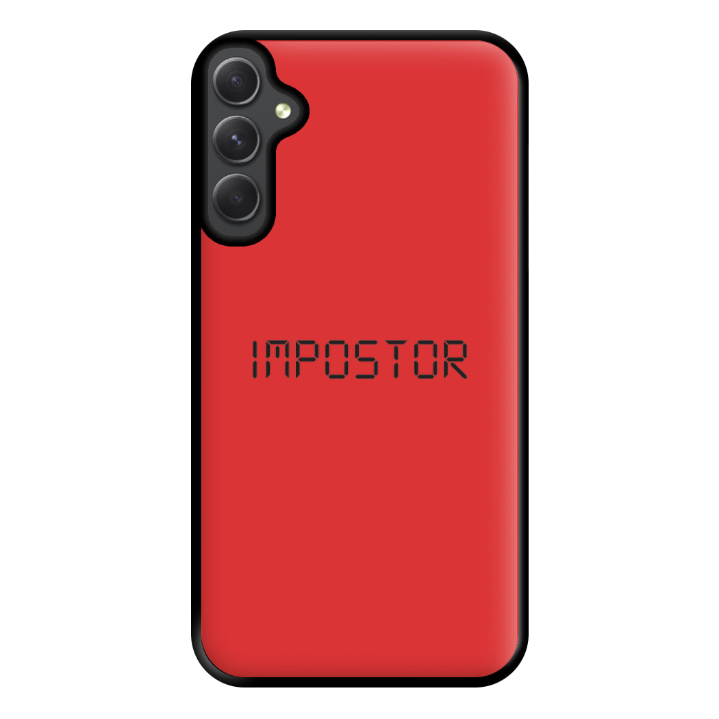 Imposter - Among Us Phone Case for Galaxy A34