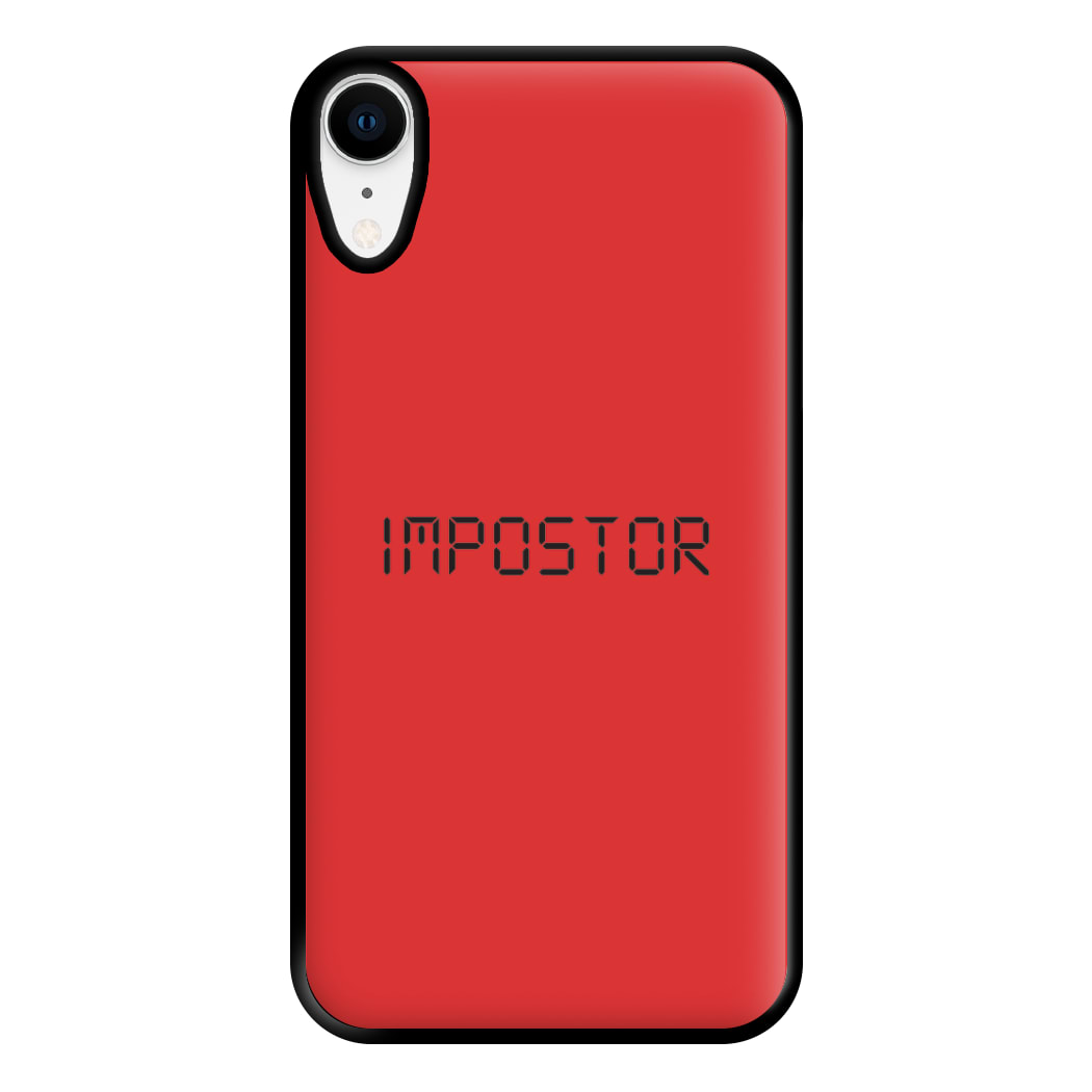 Imposter - Among Us Phone Case for iPhone XR