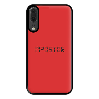 Imposter - Among Us Phone Case for Huawei P20