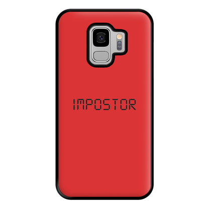 Imposter - Among Us Phone Case for Galaxy S9 Plus