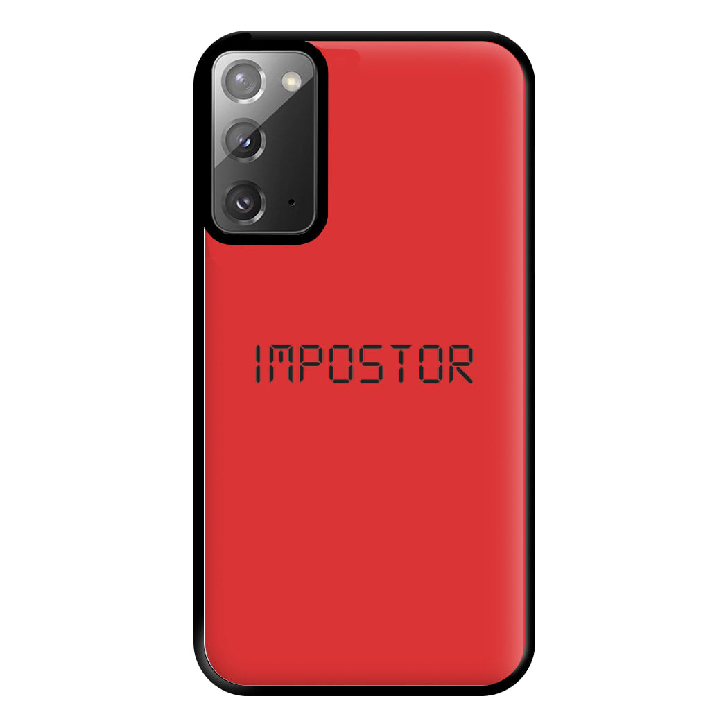 Imposter - Among Us Phone Case for Galaxy Note 20 Ultra