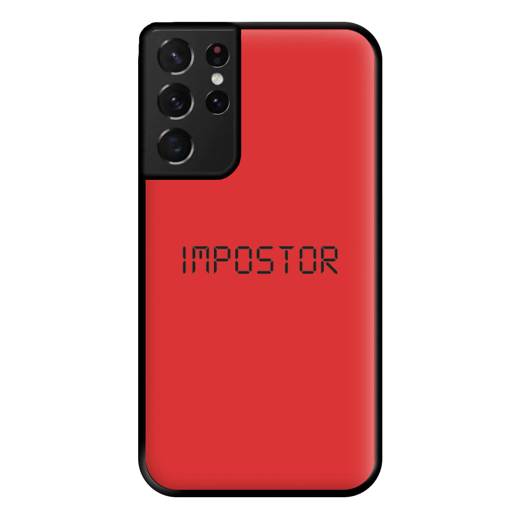 Imposter - Among Us Phone Case for Galaxy S21 Ultra