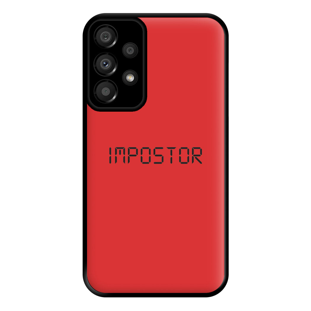 Imposter - Among Us Phone Case for Galaxy A33