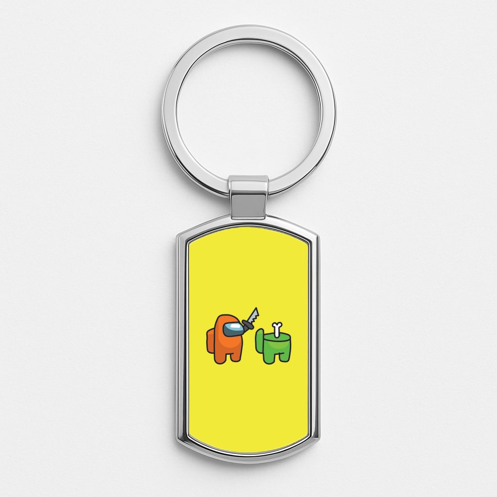 Among Gaming Killed Luxury Keyring