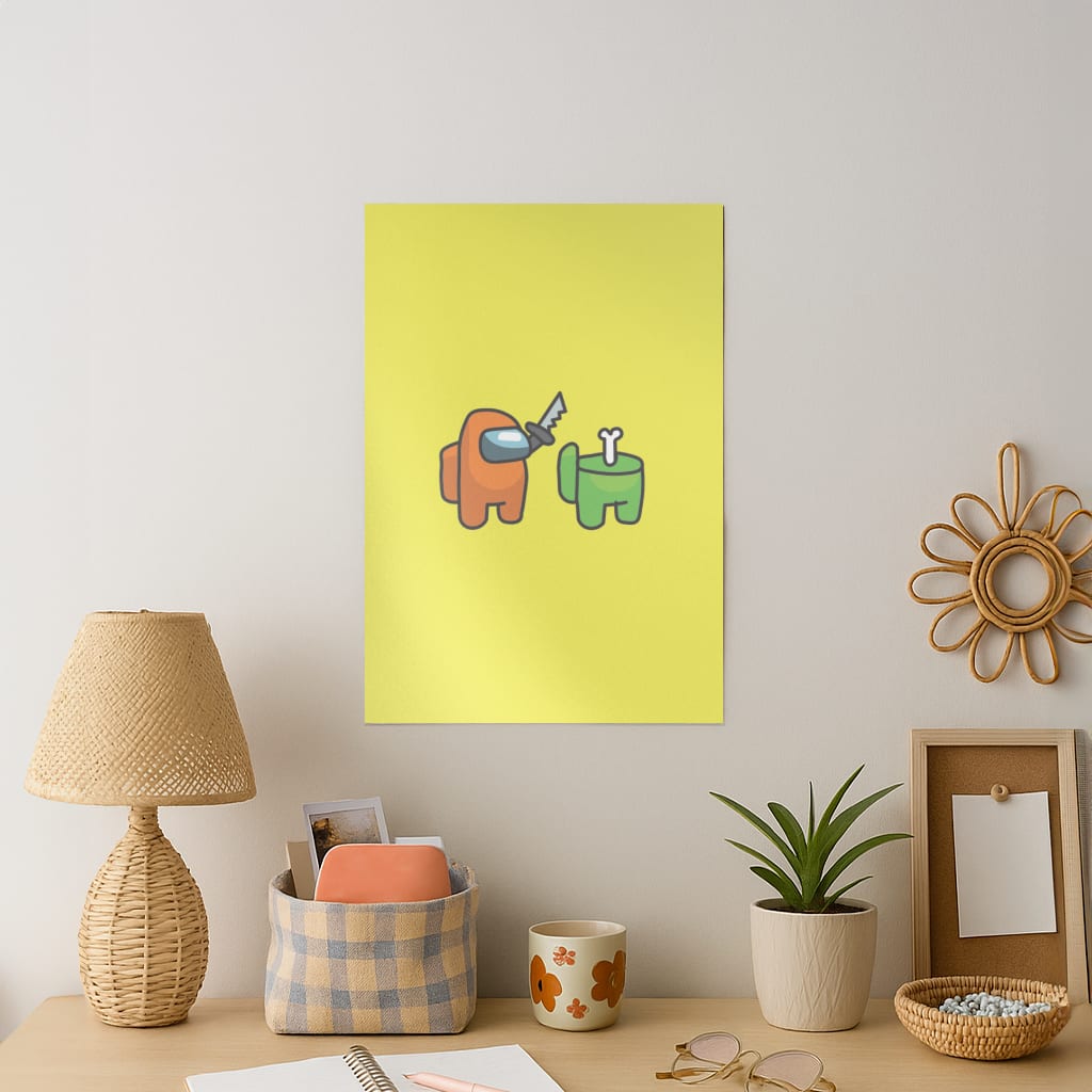 Among Gaming Killed Art Print