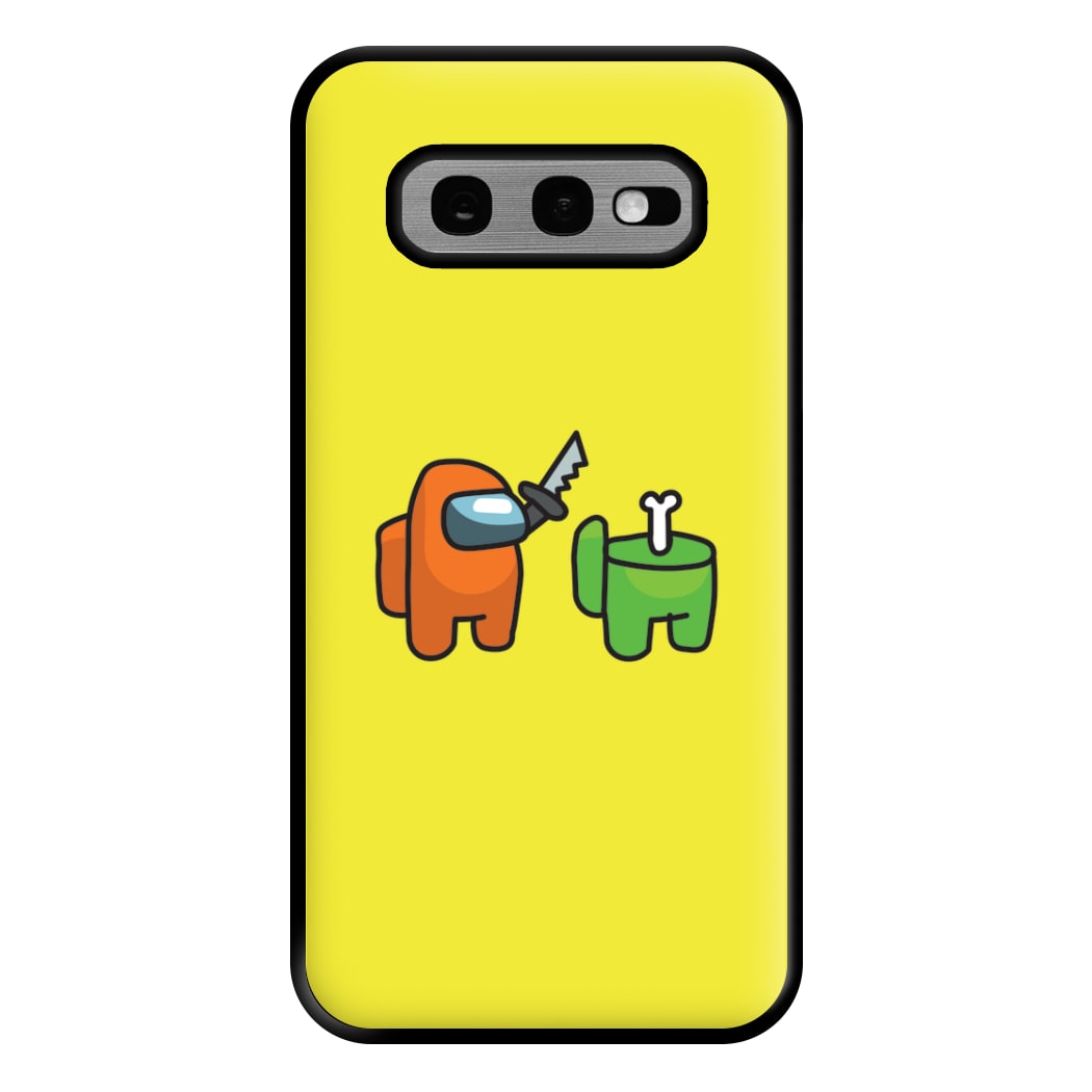 Among Gaming Killed Phone Case for Galaxy S10e