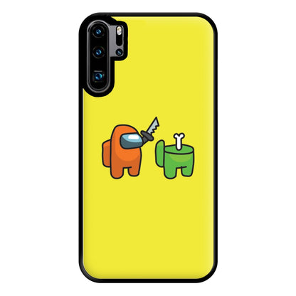 Among Gaming Killed Phone Case for Huawei P30 Pro