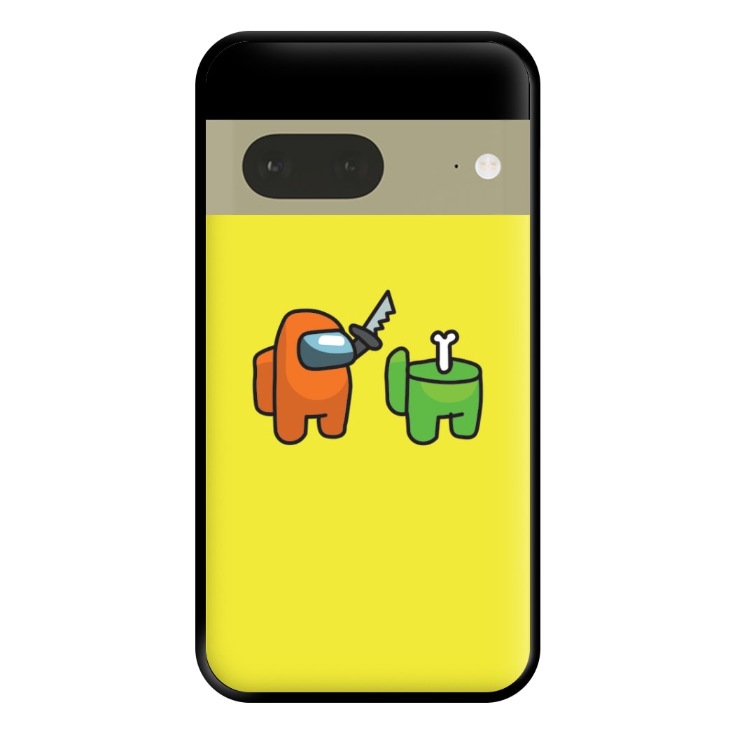 Among Gaming Killed Phone Case for Google Pixel 7a