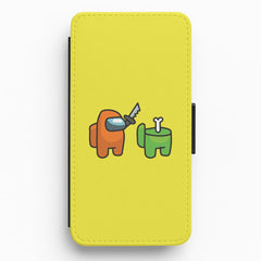 Among Gaming Killed Flip / Wallet Phone Case