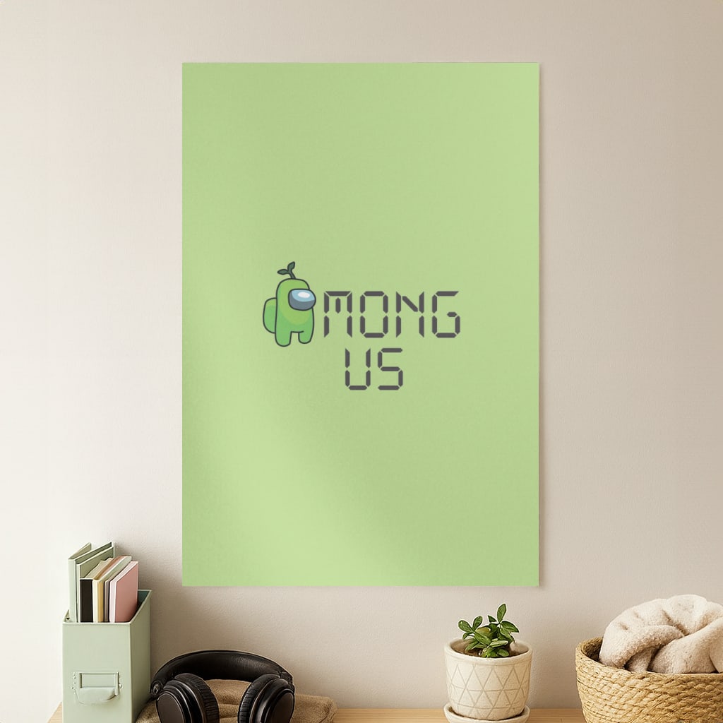 Among Gaming - Green Poster