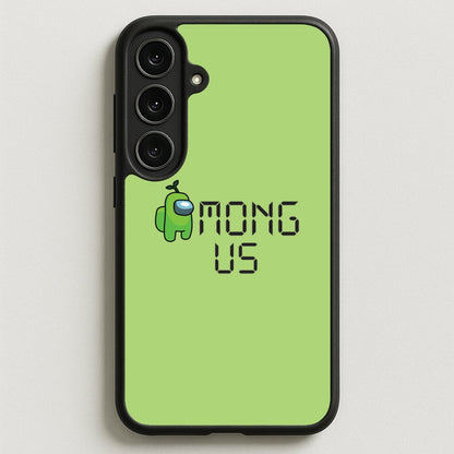 Among Gaming - Green Phone Case for Galaxy S25FE