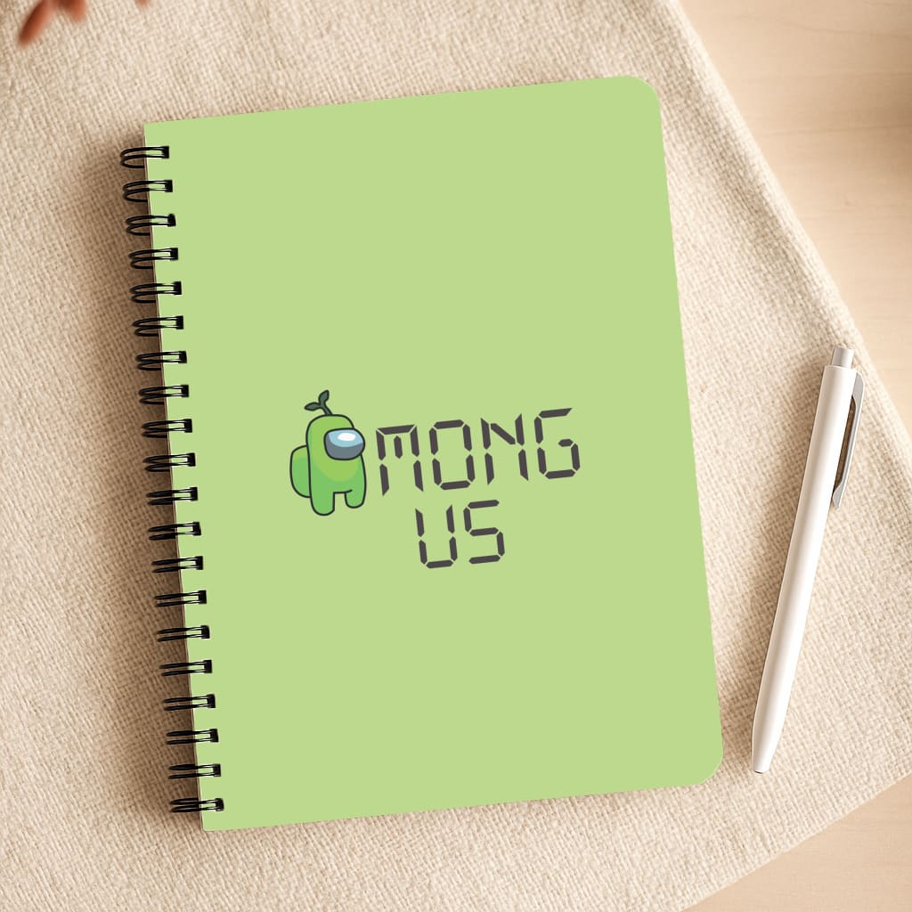 Among Gaming - Green Notepad