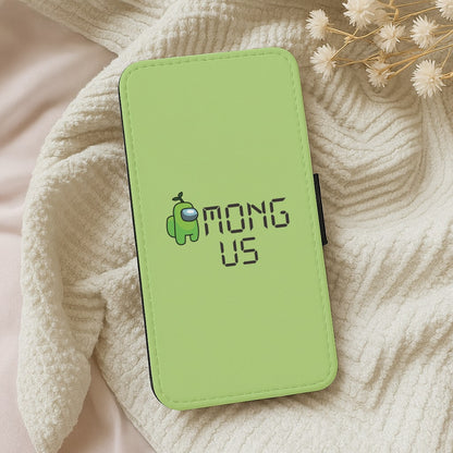 Among Gaming - Green Wallet Phone Case
