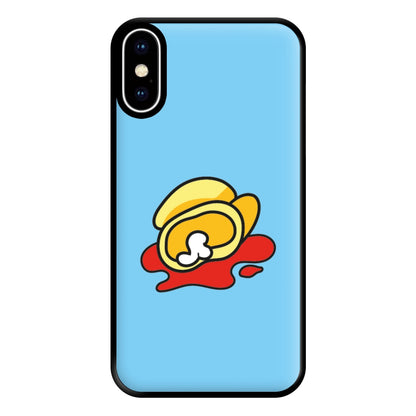 Teamate dead - Among Gaming Phone Case for iPhone XS Max