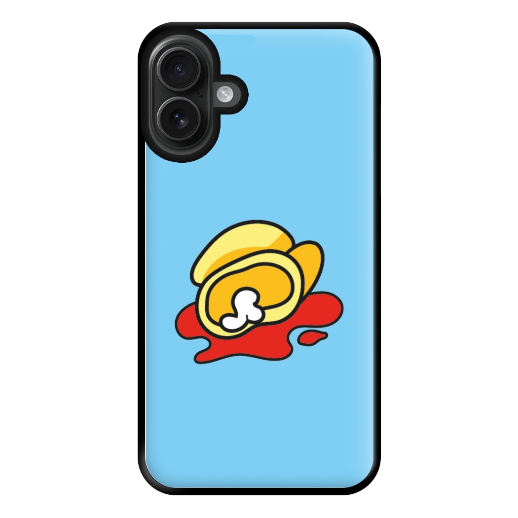 Teamate dead - Among Gaming Phone Case for iPhone 16 Plus