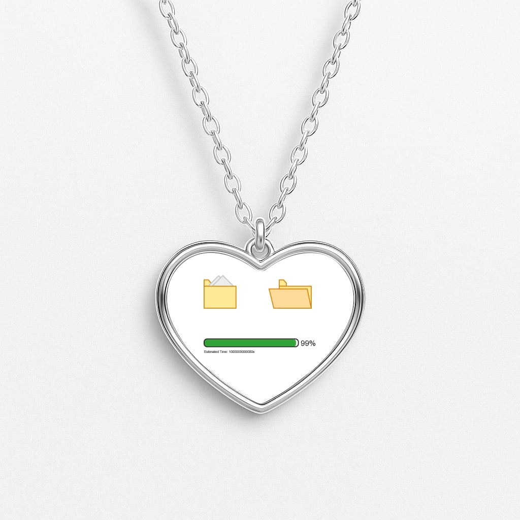 File upload - Among Gaming Heart Necklace