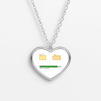 File upload - Among Gaming Heart Necklace