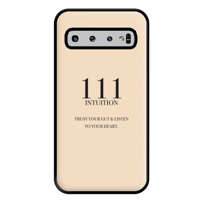 111 - Angel Numbers Phone Case for Galaxy S10 Plus