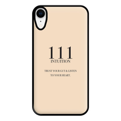 111 - Angel Numbers Phone Case for iPhone XR