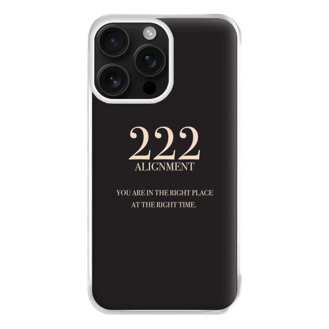 222 - Angel Numbers Phone Case