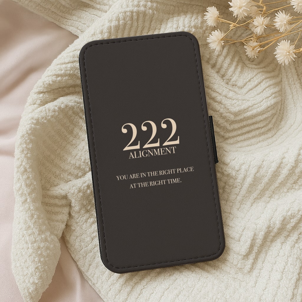 222 - Angel Numbers Wallet Phone Case