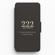 222 - Angel Numbers Flip / Wallet Phone Case 1