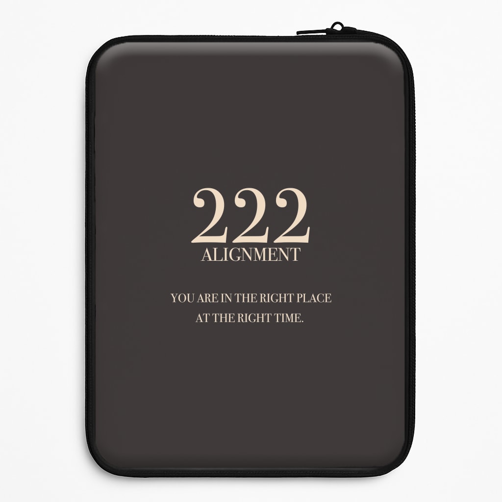 222 - Angel Numbers Laptop Sleeve