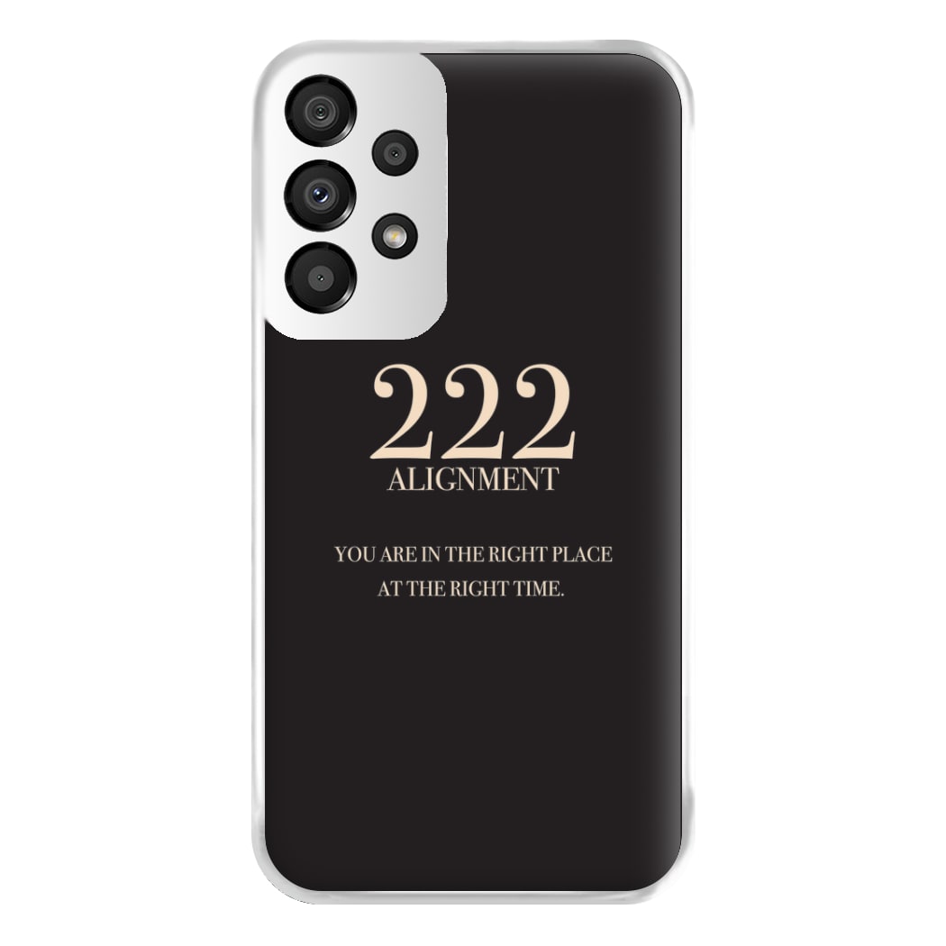 222 - Angel Numbers Phone Case for Galaxy A33