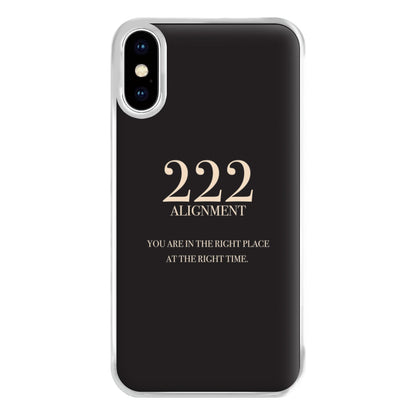 222 - Angel Numbers Phone Case for iPhone XS Max