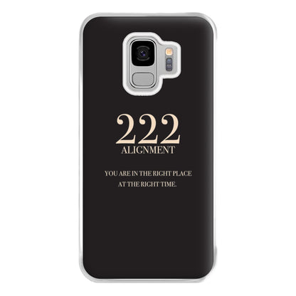 222 - Angel Numbers Phone Case for Galaxy S9 Plus