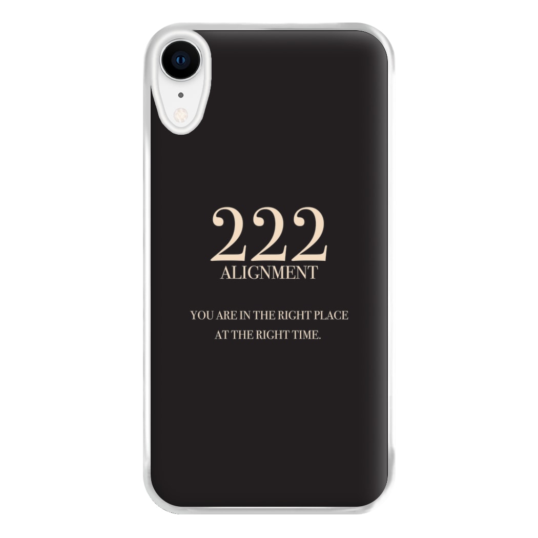 222 - Angel Numbers Phone Case for iPhone XR