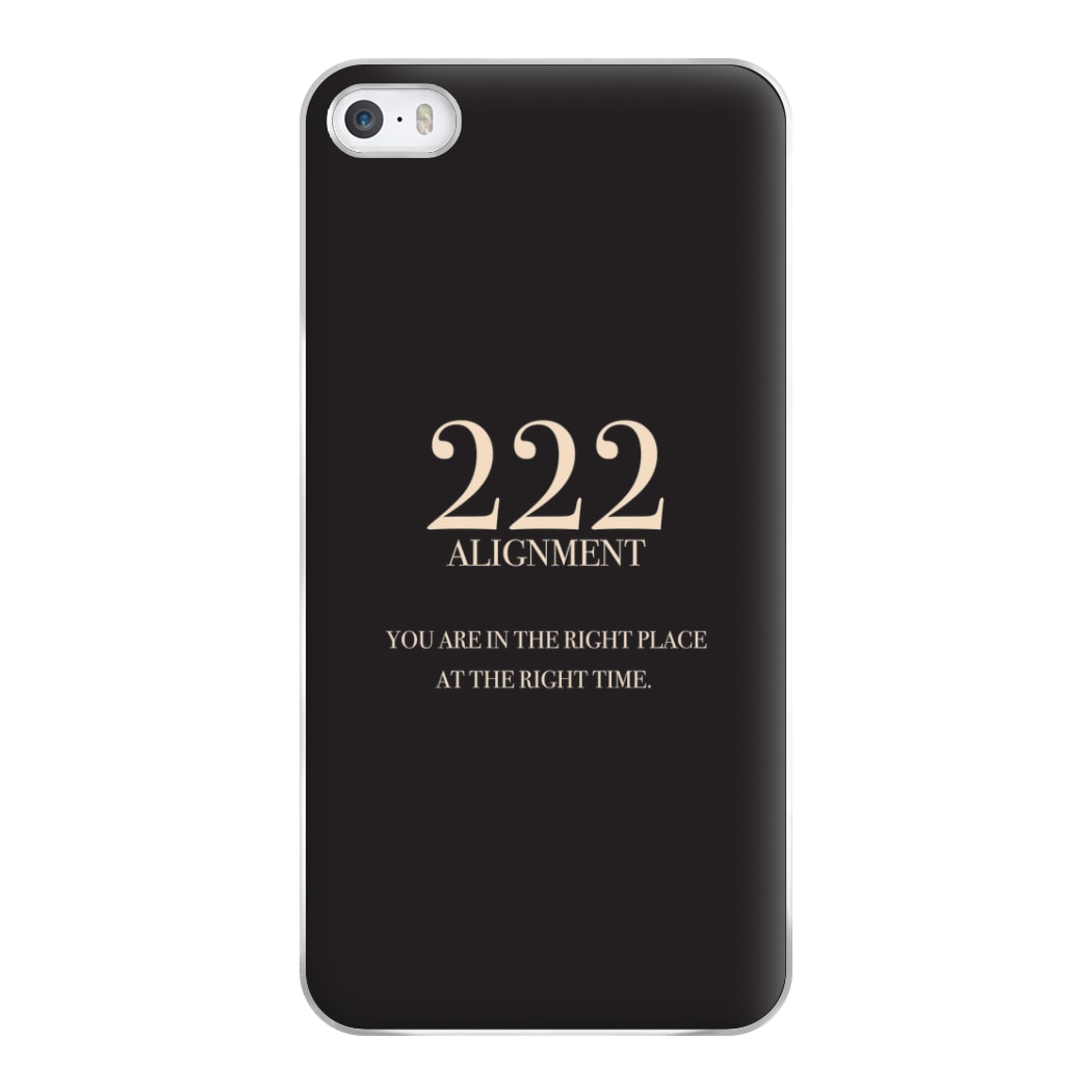 222 - Angel Numbers Phone Case for iPhone 5 / 5s / SE 2016