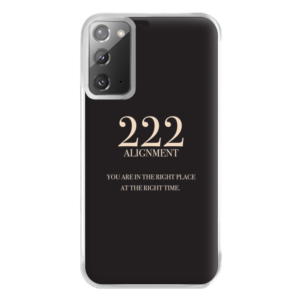 222 - Angel Numbers Phone Case for Galaxy Note 20 Ultra