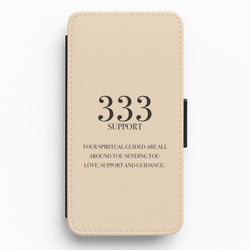 333 - Angel Numbers Flip / Wallet Phone Case