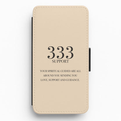 333 - Angel Numbers Flip / Wallet Phone Case