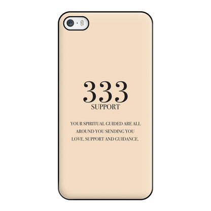 333 - Angel Numbers Phone Case for iPhone 5 / 5s / SE 2016