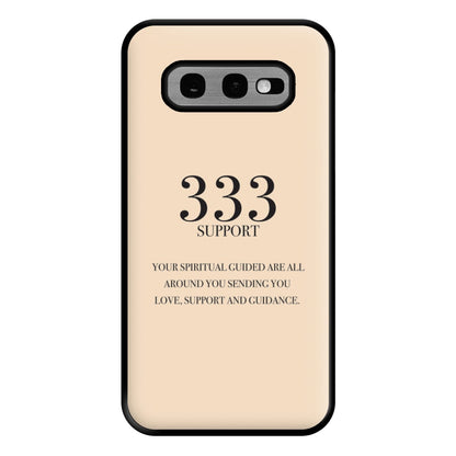 333 - Angel Numbers Phone Case for Galaxy S10e