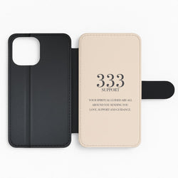 333 - Angel Numbers Flip Phone Case