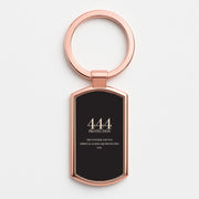 444 - Angel Numbers Luxury Keyring 4