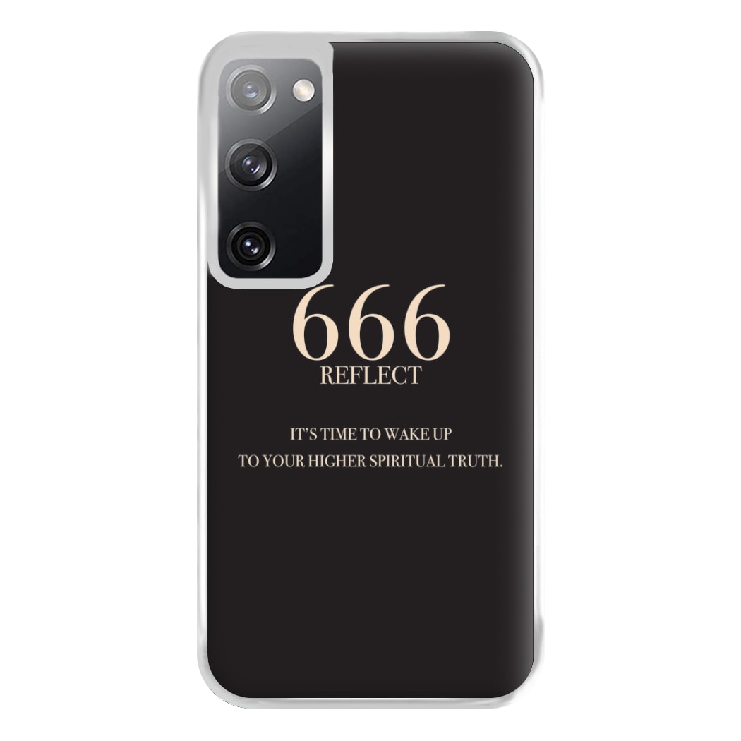 666 - Angel Numbers Phone Case for Galaxy S20