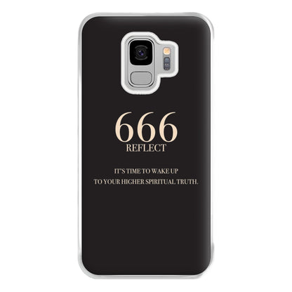 666 - Angel Numbers Phone Case for Galaxy S9 Plus