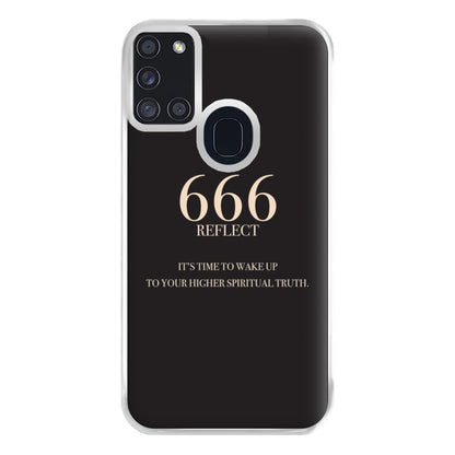 666 - Angel Numbers Phone Case for Galaxy A21s