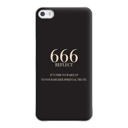 666 - Angel Numbers Phone Case for iPhone 5 / 5s / SE 2016