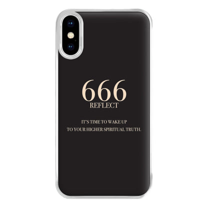 666 - Angel Numbers Phone Case for iPhone XS Max