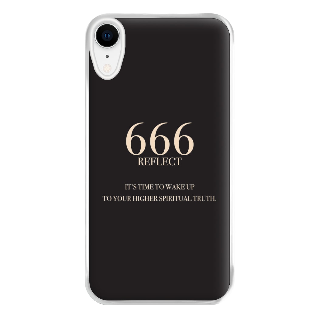 666 - Angel Numbers Phone Case for iPhone XR